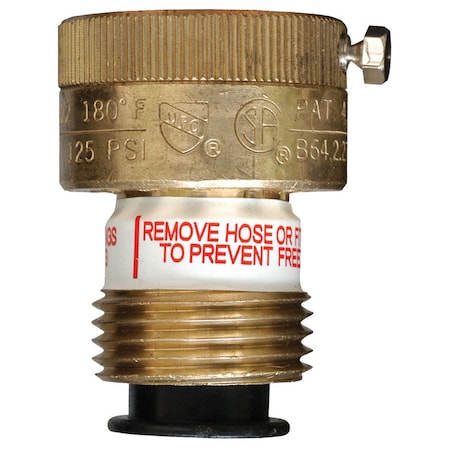 Cash Acme Cash Acme VB-222 3/4 in. FPT X 3/4 in. MHT Brass Backflow Preventer 19600-0000